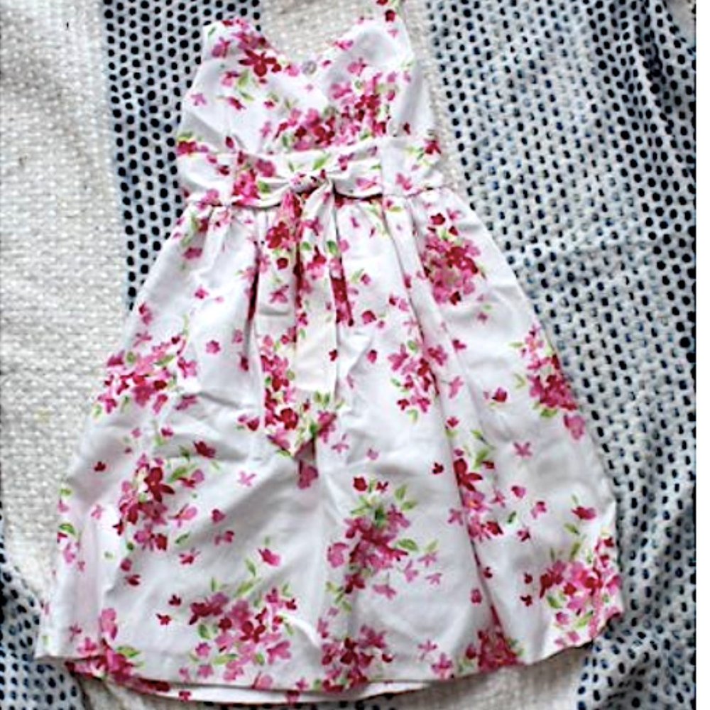 Girls Floral Party Dress